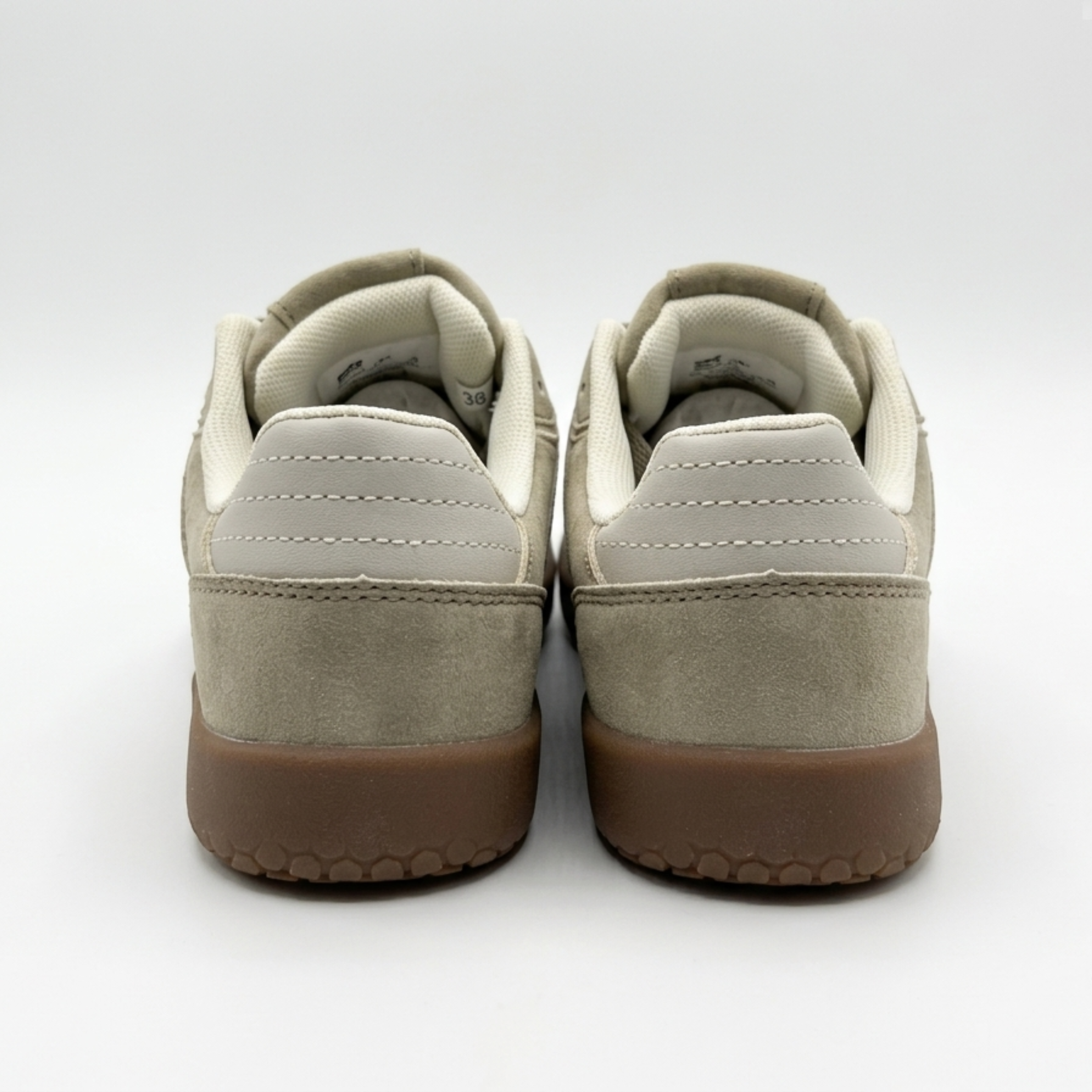 THE NERI — Taupe Wide Toe Box Sneaker