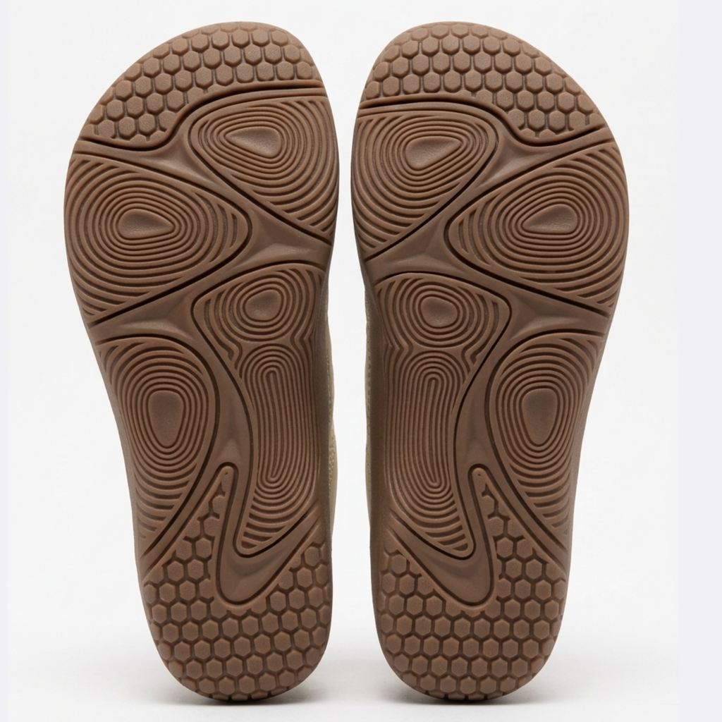THE NERI — Taupe Wide Toe Box Sneaker