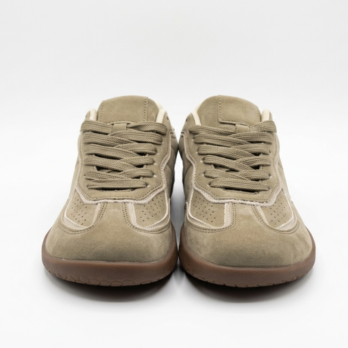 THE NERI — Taupe Wide Toe Box Sneaker