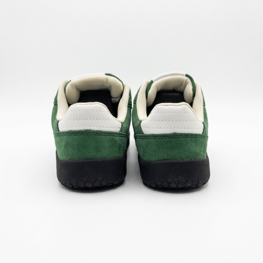 THE MORI — Forest Green Wide Toe Box Sneaker