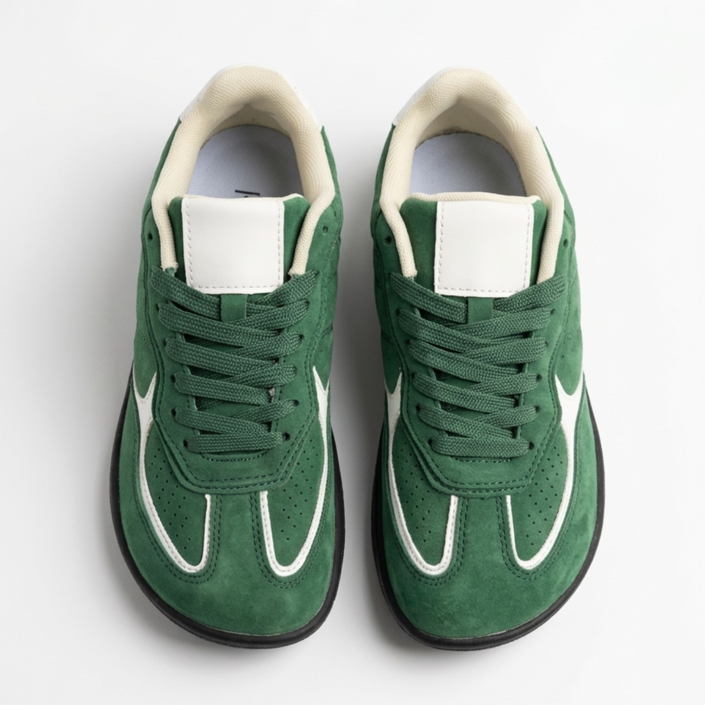 THE MORI — Forest Green Wide Toe Box Sneaker