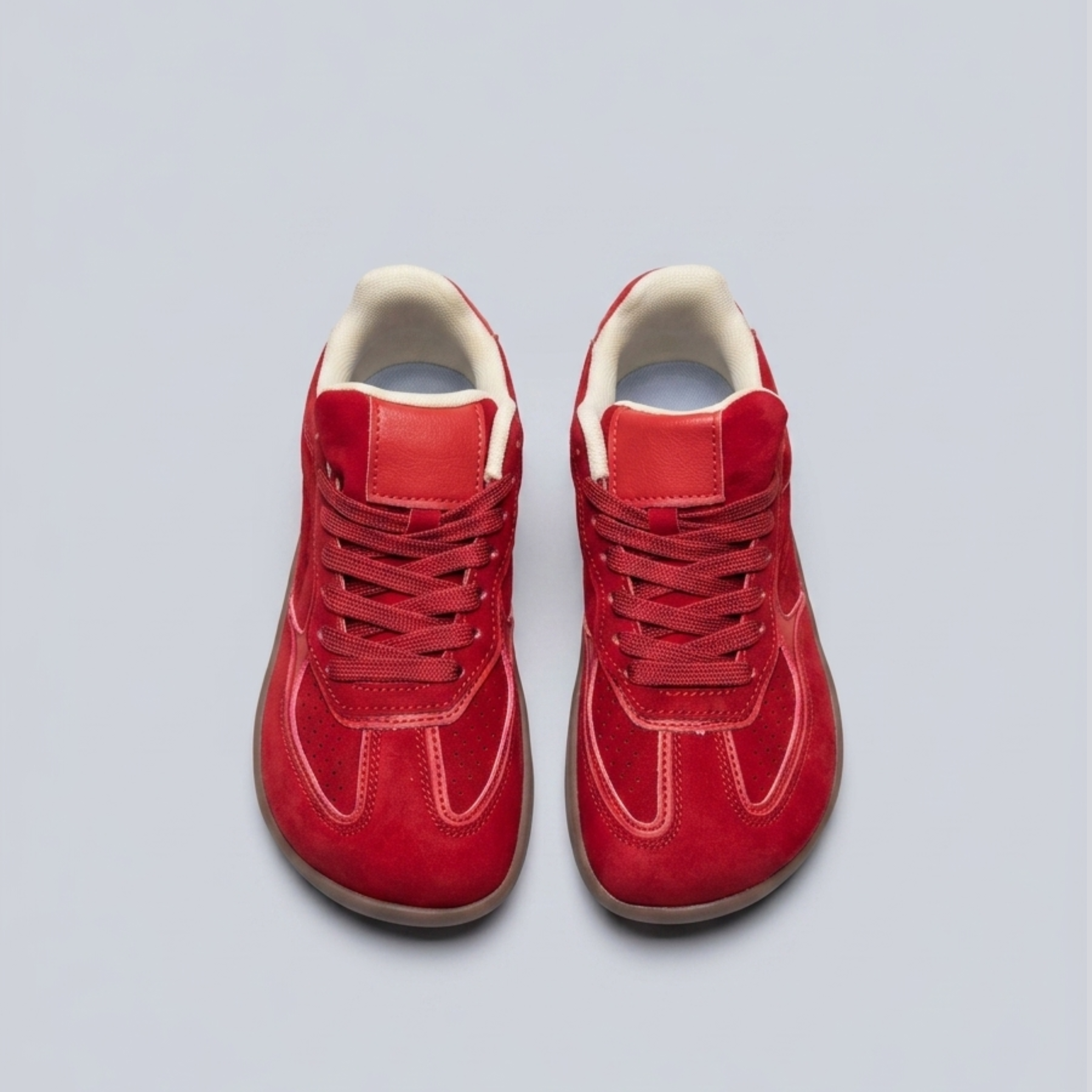 THE AKANE — Red Wide Toe Box Sneaker